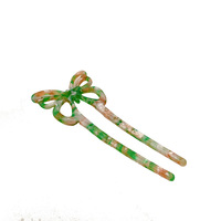 Hanfu-assiette papillon en acétate, accessoire pour cheveux, vintage chinois, 1 pièce, pince à cheveux, peigne Simple pour femmes, 11.8cm