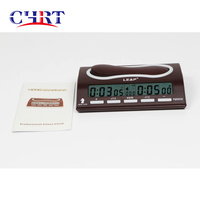 CHRT horloge d'échecs numérique Backgammon professionnel électronique dames jeux de société ensemble compte à rebours minuterie compétition sportive Bonus