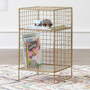 Cube ชั้นวางรองเท้าแบบซ้อนได้,อุปกรณ์จัดเก็บแบบ DIY ตู้เก็บสายไฟชั้นวางจัดระเบียบโลหะ - Product Image 1