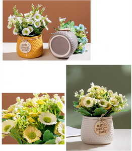 Décoration d'intérieur de Style nordique, Table artificielle, Simulation de fleurs, ornements de bonsaï, Mini bonsaï, Pot de fleurs - Product Image 3