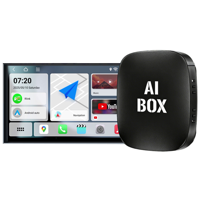 Wireless CarPlay Video Box Built in GPS Android Auto AI Box Car Multimedia Adapter USB Smart Box Support YouTube Netflix for Car