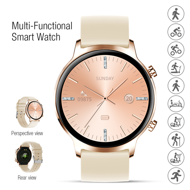 BOBO BIRD New Smart Watch Men's Multi-function Full Touch Fitness Tracker Waterproof Smartwatch Reloj Inteligente