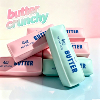 Jouet Squishy en Gros Anti-Stress Façon Blocs de Construction à Presser, en Forme de Bâton de Beurre, Palette Dopamine Faite Main pour la Relaxation (AMSR)
