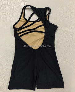 Trajes de bailarina para niñas, ropa de entrenamiento de danza, leotardo de ballet con tirantes cruzados en la espalda, unitardo, leotardo de gimnasia - Product Image 4
