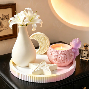 J10-598 Molde de Silicona Personalizado OEM al por Mayor para Fabricación de Velas y Jabones, Uso en Manualidades de Yeso y Resina, Decoración de Mesa Easyde - Product Image 2
