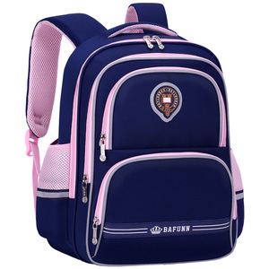 <span class=keywords><strong>Cartable</strong></span> en tissu Oxford pour garçons filles grande capacité sac à dos géométrique étanche à la mode résistant à la saleté pour les classes primaires - Product Image 1