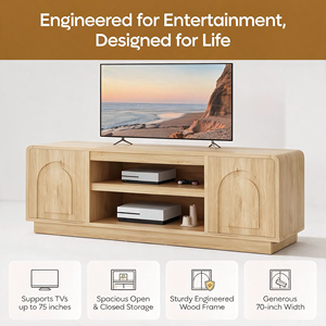 Muebles de Salón Personalizados, Chimenea Eléctrica, Soporte para TV con Mesa para TV de Alta Gama - Product Image 2