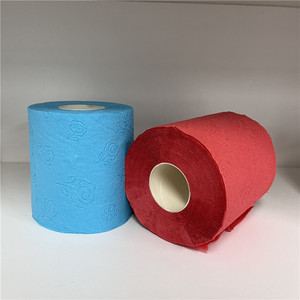 Usine écologique personnalisé Eco Friendly Teint Noir papier hygiénique <span class=keywords><strong>2</strong></span> plis coloré papier hygiénique tissu - Product Image 3