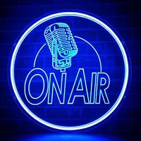Panneau lumineux néon rond « Live on Air » alimenté par USB, plaque acrylique illuminée pour TikTok, Twitch, décor de fond de studio pour streamer