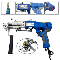 Pistolet à tufting automatique AK-V bleu 220V 50Hz à faible bruit, très vendu, pour la fabrication de tapis