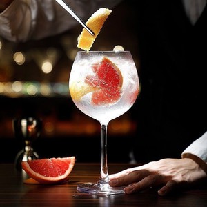 Verre à gin tonic transparent, gobelet personnalisé avec logo, verre à cocktail haut pour bar, pub, hôtel, verre à gin tonic très vendu en Europe - Product Image 5