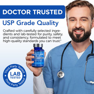 OneBtanicl USP grado vegano integratore alimentare potenziato assorbimento metilen capsule blu per il supporto energetico della salute cellulare - Product Image 4