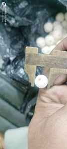 Cuentas de Cuerno de Búfalo Ecológicas Talladas a Mano con Diseño Floral, Cuentas Decorativas Redondas para la Elaboración de Joyas y Diseño Artesanal - Product Image 3