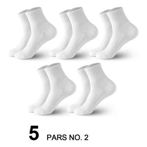 جوارب رياضية رجالية سوداء من القطن المضغوط والمسامي للجري وركوب الدراجات في الهواء الطلق - Product Image 6