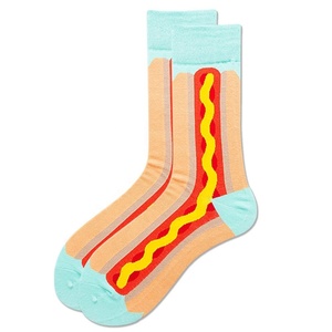 Venta al por mayor divertido Crazy Cheese <span class=keywords><strong>Pizza</strong></span> Snack Food Calcetines Hombres Unisex Novedad Calcetines Divertidos Calcetines de algodón Crew Calcetines - Product Image 3