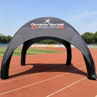 Tente dôme gonflable Spider pour événements professionnels, installation rapide, pour stand de moto et d'auto
