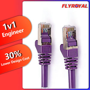 Câble <span class=keywords><strong>Ethernet</strong></span> RJ45 personnalisé en gros, câble réseau <span class=keywords><strong>Cat</strong></span> 5e <span class=keywords><strong>Cat</strong></span> 6e 24/26/28 AWG, cordon de brassage UTP extérieur - Product Image 1