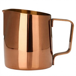 Pichet à lait en cuivre au design minimaliste, résistant à la chaleur, pour la maison et les réceptions, mugs en cuivre poli de haute qualité - Product Image 1