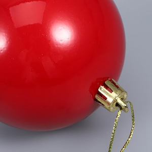 In Stock Xmas <b>Ornament</b> Plastic Christmas Ball 4cm-20cm Shiny Plastic Christmas Ball Bright Plated Christmas Ball <b>Tree</b> <b>Ornaments</b> - Product Image 3