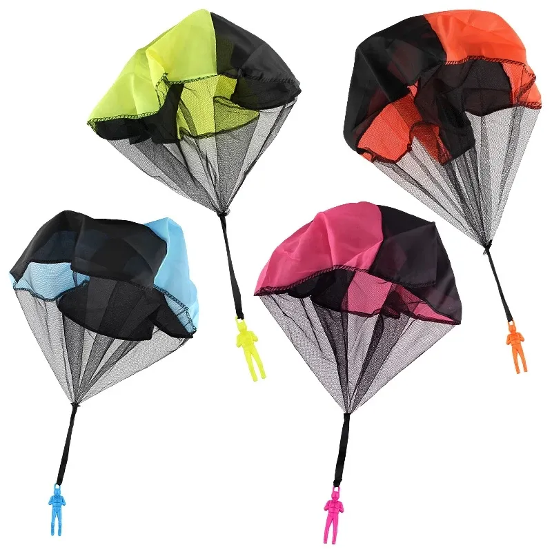 Hand Throwing Mini Soldier Parachute for Kids Outdoor Toys Game Educational Flying Parachute Sport for Children Toys