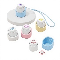 En gros, Mini tampon en plastique à touche unique, style Mahjong, à pression, pour journalisation et DIY, pour motifs à dessiner soi-même et motifs gagnants