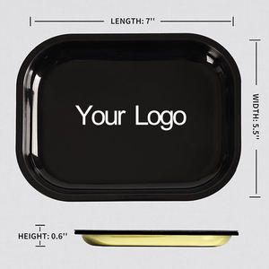 Bandejas Enrollables de Hojalata Personalizadas, Ecológicas, Seguras para Alimentos, Portátiles, con Diseños de Logotipos, Tamaño Grande 290mm*190mm - Product Image 5