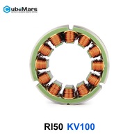 CubeMars RI50 KV100 Rahmenloser Robotermotor mit Hoher Drehmomentdichte und Geringem Zoggerungseffekt für Kollaborative Roboterarmgelenke