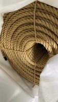 Corde en sisal à 3 brins de 26 mm, anti-statique et facile à nouer, pour l'emballage et la décoration.