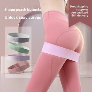 Belles Fesses Squat Pull Band Yoga Résistance <span class=keywords><strong>Élastique</strong></span> Fitness Stretching Band Core Sports Training Circle Fabriqué en Silicone - Product Image 1