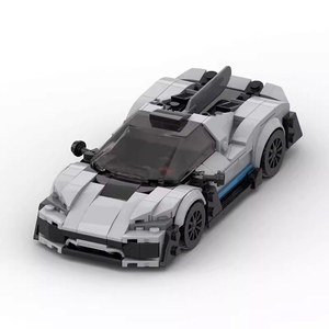 MOC M03178 Speed City Car Champion Racer Classic Supercar Building <b>Blocks</b> Brick Racing Super Technique Creative Garage DIY Set - Product Image 1