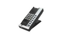 Wandmontierbares Desktop-IP-Telefon mit 2 SIP-Konten, Einstiegsmodell für Hotels, mit 802.3af PoE, Konferenzfunktion und Magnetischem Hörer