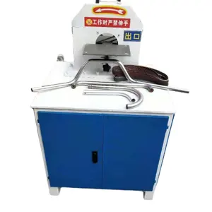 Fully automatic stainless steel rust removal square tube round polishing machine small bent tube round tube polishing machine