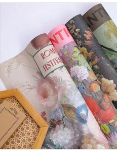 Hot Bán 10Pcs Lãng Mạn Đầy Màu Sắc Bó Hoa Giấy Gói Giáng Sinh Valentine Của Ngày Hộp Quà Tặng Hoa Gói Giấy Đảng Nguồn Cung Cấp - Product Image 4