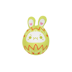 Peluche a Forma di Uovo di Pasqua Personalizzato con Orecchie di Coniglio, Giocattolo Artigianale per Bambini - Product Image 3