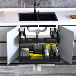 Cesta de cajón de <span class=keywords><strong>cocina</strong></span> de aluminio Cesta de verduras de <span class=keywords><strong>cocina</strong></span> Cajones Unidad alta Cesta extraíble - Product Image 4