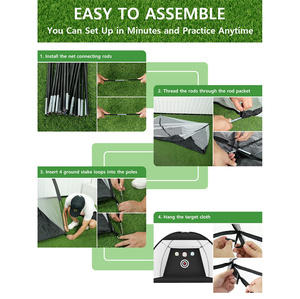Trò Chơi Thể Thao Trong Nhà Ngoài Trời Cho Nam Lưới Luyện Tập Đánh Golf Tại Nhà Sứt Mẻ Sân Sau Lưới Luyện Tập Đánh Golf - Product Image 4
