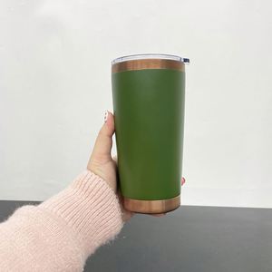 Ceramic Lined Stainless Steel <b>Copper</b> Plated Underneath 20oz Travel Tumbler <b>Cups</b> Mugs with Magnetic Slide Lids for Laser Engrave - Product Image 3