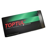 Jeu de douilles TOPTUL de qualité supérieure, 18 pièces, 1/2 pouce (métrique)
