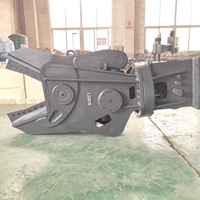 Cisaille hydraulique rotative monocylindre LISEN 10-15 tonnes pour excavatrice, coupe-ferraille, lame résistante à l'usure, capacité de coupe 85 tonnes