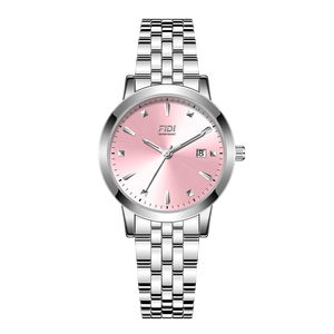 Reloj de Pulsera Elegante para Mujer, con Correa de Acero Inoxidable, Cristal Mineral, Resistente al Agua 3ATM, Movimiento de Cuarzo - Product Image 4