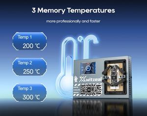 Xwitzeal แพลตฟอร์ม JR1อัฉริยะวัดอุณหภูมิเบื้องต้นสำหรับ iPhone X-16 PRO MAX ซ่อมเมนบอร์ดชุดสถานี desoldering - Product Image 2