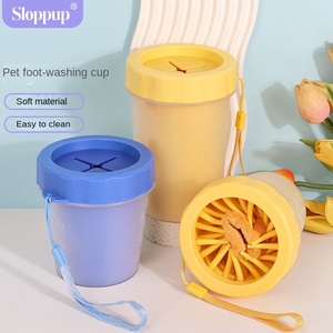 Taza <span class=keywords><strong>para</strong></span> Lavar Patas de Mascotas, Limpiador de Patas de Perro, Cepillo de Silicona Portátil, Limpieza de 360 Grados, Fácil de Limpiar, Venta al Por Mayor, OEM - Product Image 1