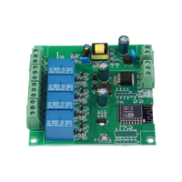 ESP8266 Modul Relai WIFI Nirkabel 4 Saluran ESP-12F Papan Pengembangan AC/DC 5V/7-28V/5-80V Remote Control Aplikasi E-WeLink