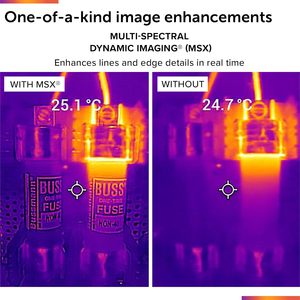 <span class=keywords><strong>Caméra</strong></span> <span class=keywords><strong>thermique</strong></span> FLIR TG165-X avec laser Bullseye, qualité commerciale, infrarouge, pour l'inspection des bâtiments/HVAC/électricité |   80x60 IR - Product Image 3
