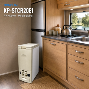 Distributeur de riz domestique en plastique <span class=keywords><strong>RONCHIN</strong></span> à économie d'énergie avec contrôle intelligent de la température pour hôtels, camping-cars, garages et stockage alimentaire - Product Image 5