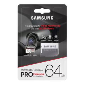 ส่งฟรี Samsung Pro Endurance 32GB 64GB 128GB การ์ดหน่วยความจำ TF SD 100MB C10 U1 สำหรับโทรศัพท์ทุกรุ่น กล้องวิดีโอ 4K HD - Product Image 4