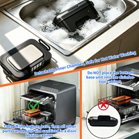 Boîte à lunch électrique en gros, couleur personnalisée, OEM, chauffe-plat rechargeable 1,5 L, 8 couleurs, portable