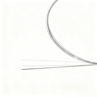 Alambres Guía Superelásticos de Nitinol Zebra para Uso Médico, Aleación de Memoria de Forma Biocompatible, Servicios de Corte y Doblado, Certificación ASTM F2063