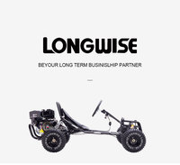Buggy tout-terrain en acier robuste, cadre durable, moteur 4 temps, suspension amortissante, robuste pour les terrains accidentés, karting