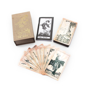 Cartes de tarot de haute qualité, impression personnalisée professionnelle, Oracle avec boîte, dorure à chaud, bord doré - Product Image 6